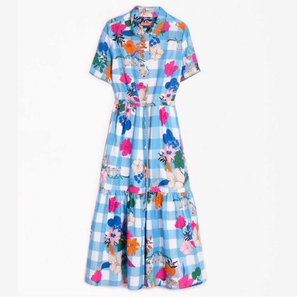 Vilagallo Eveline Dress in Kew Gardens